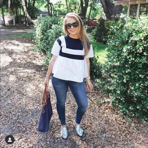 Tuckernuck sweater blouse